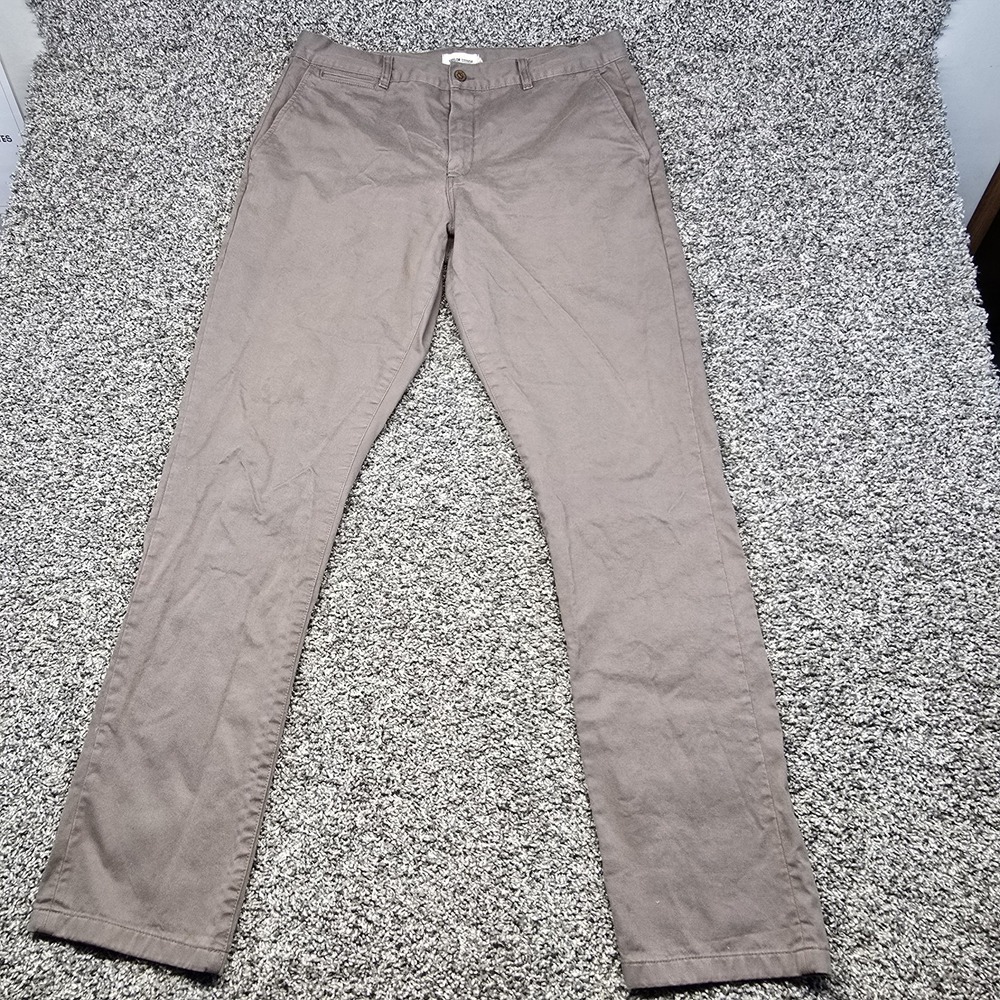 Taylor Stitch Democratic Chino Pants Men Size 36x34 Brown